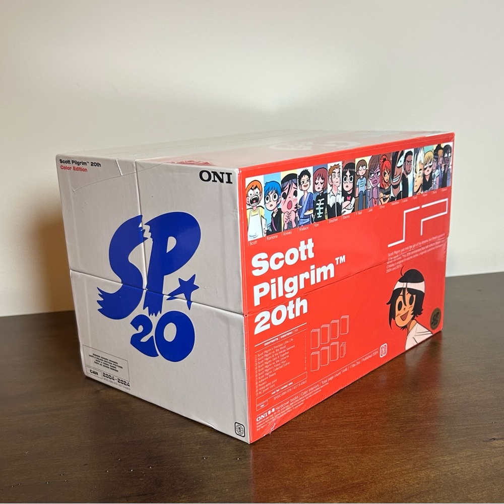 Scott Pilgrim 20th Anniversary Color Hardcover Box Set by Bryan Lee O’Malley
